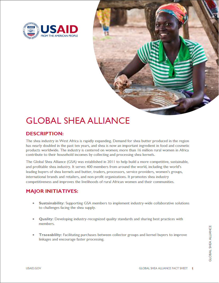 Fact Sheet on Global Shea Alliance