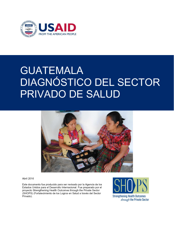 Guatemala Diagnostico del Sector Privado de Salud