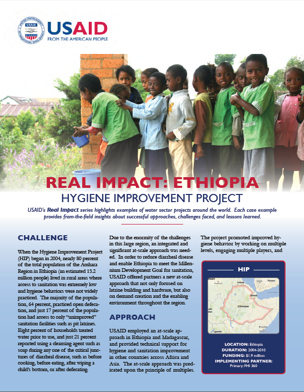 Real Impact: Ethiopia - Hygiene Improvement Project