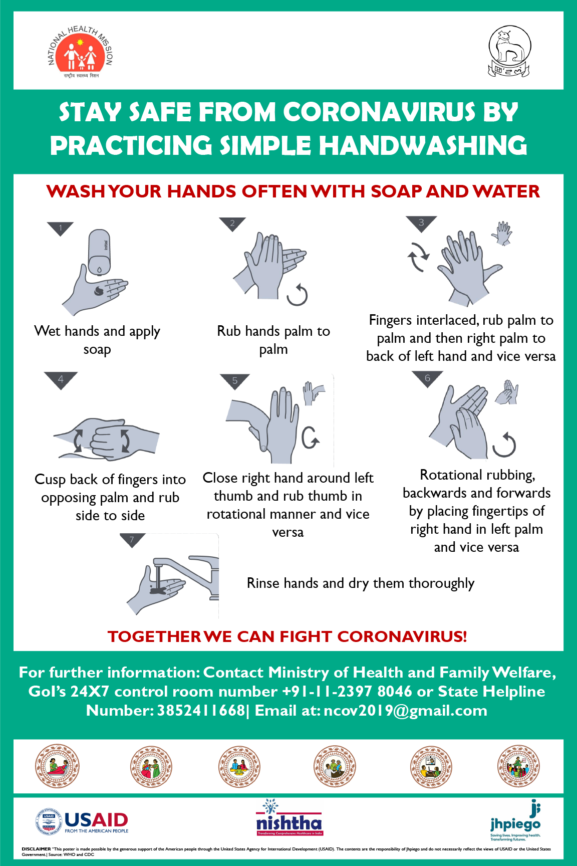 Stay Safe From Coronavirus By Practicing Simple Handwashing