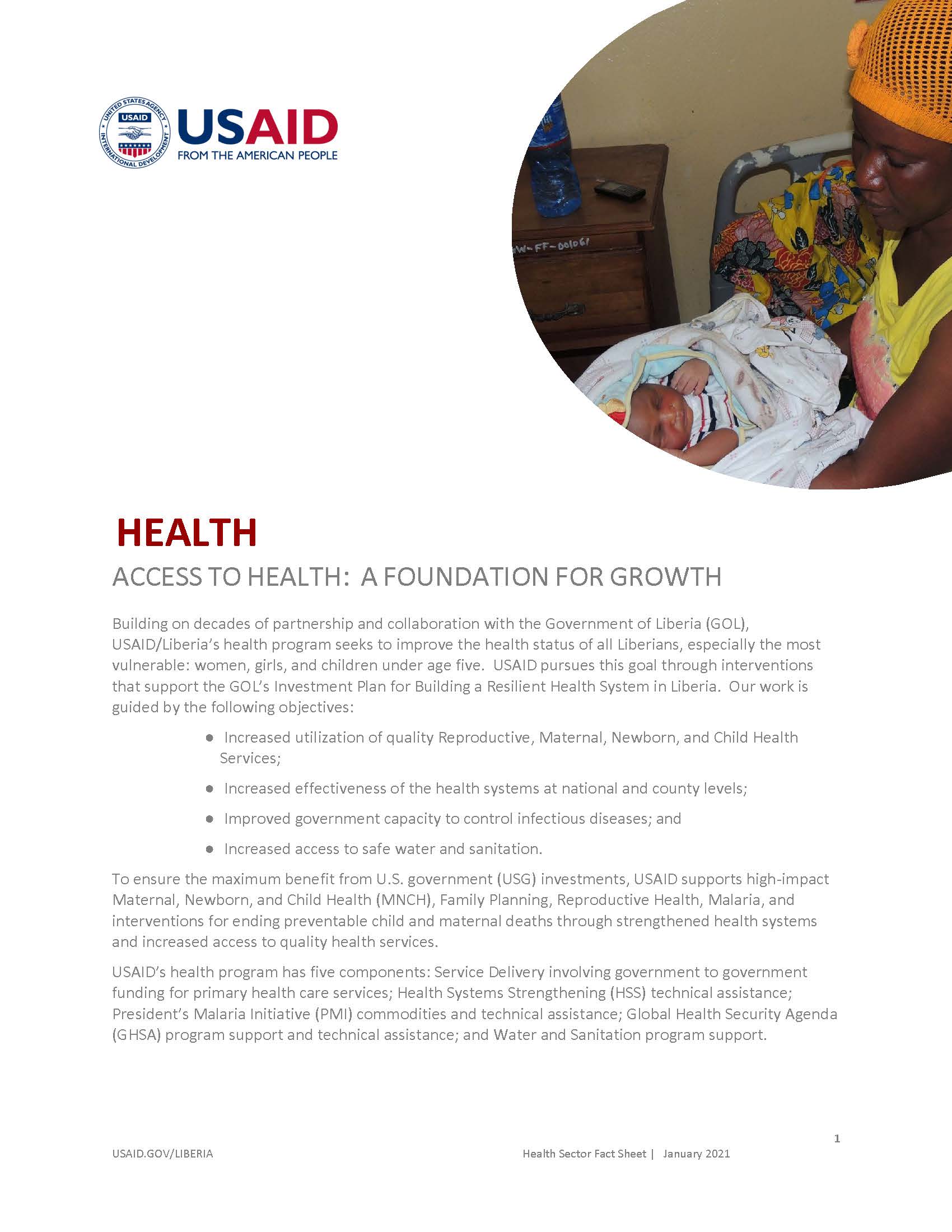 Health Sector Fact Sheet 