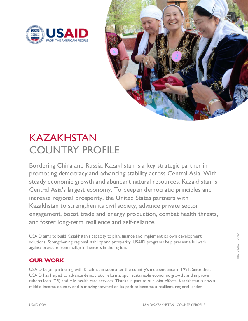Kazakhstan Country Profile 2019