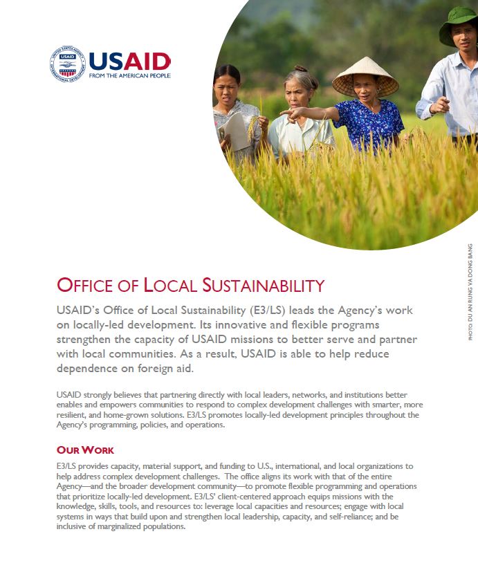 Office of Local Sustainability Fact Sheet