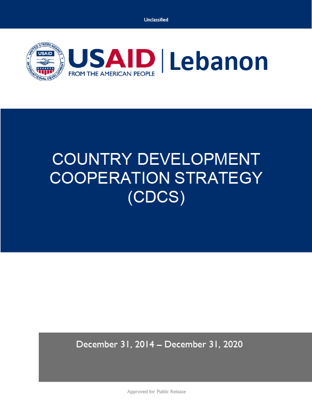 Lebanon Country Development Cooperation Strategy 2014-2020