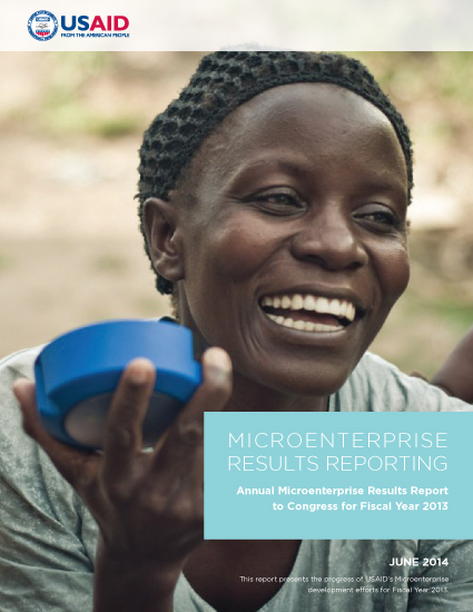 Microenterprise Results Report - FY2013
