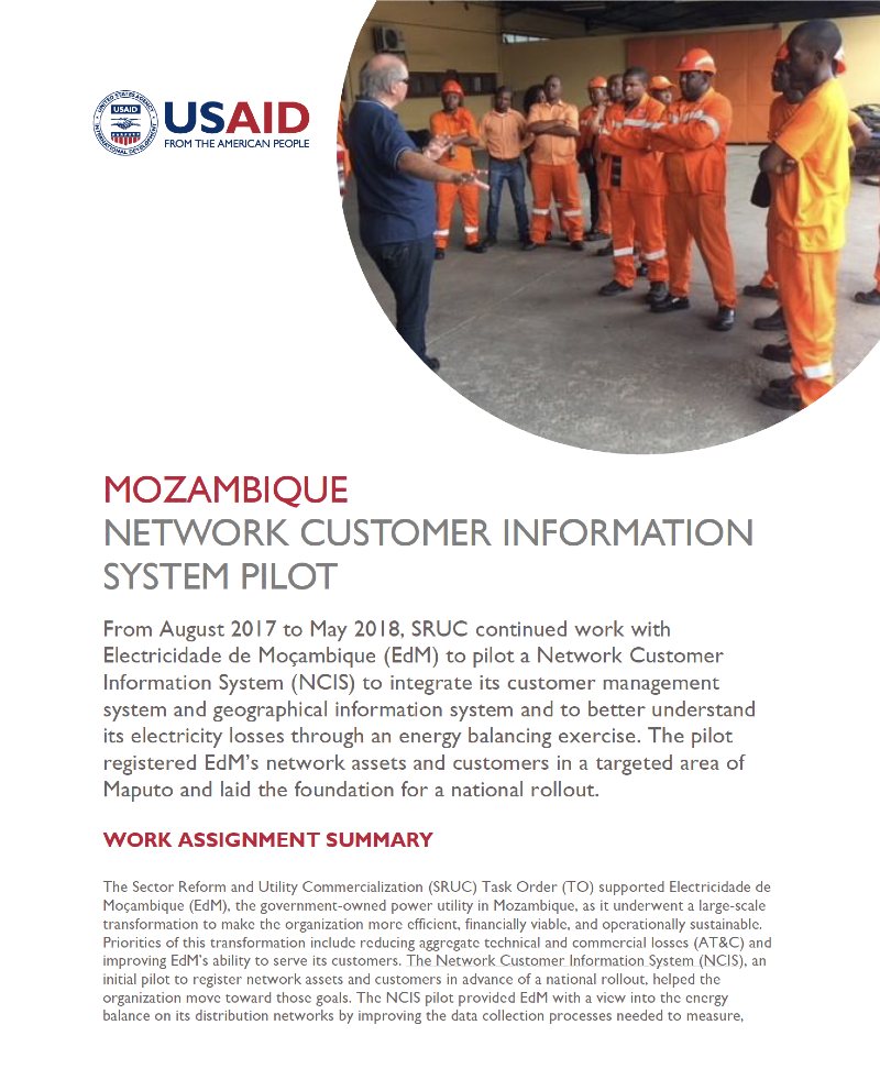 Mozambique Network Customer Information System Pilot