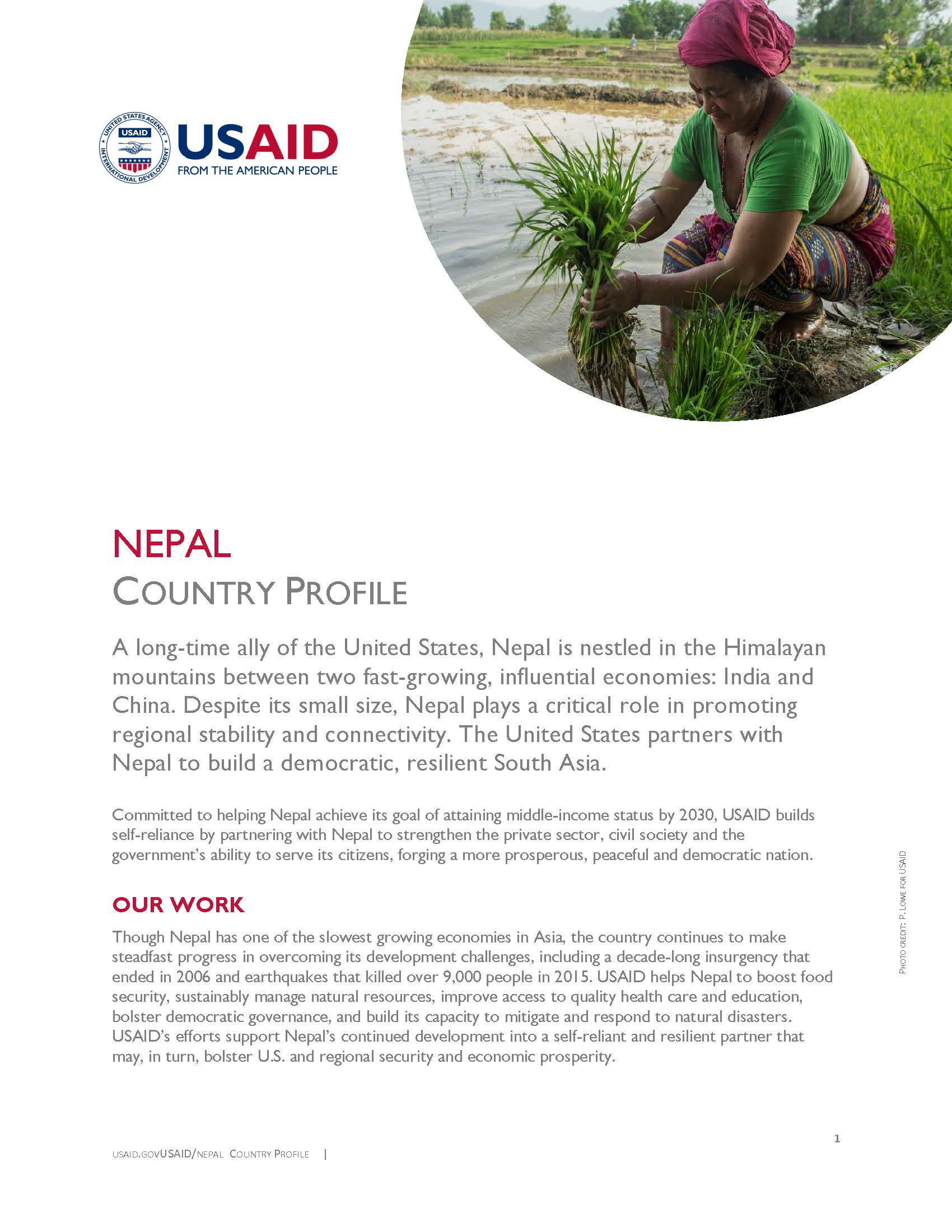 Nepal Country Profile - 2019