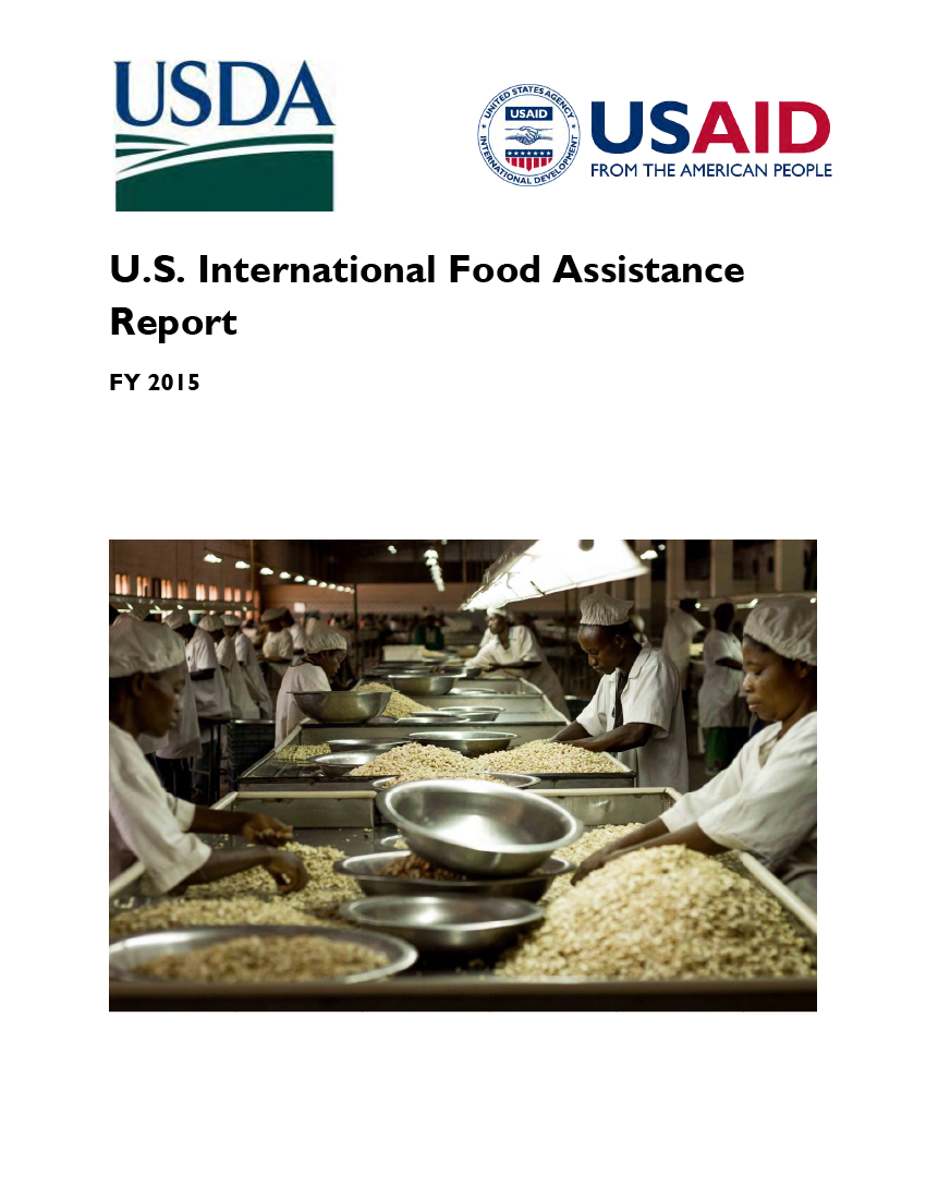 U.S. International Food Assistance Report - FY 2015