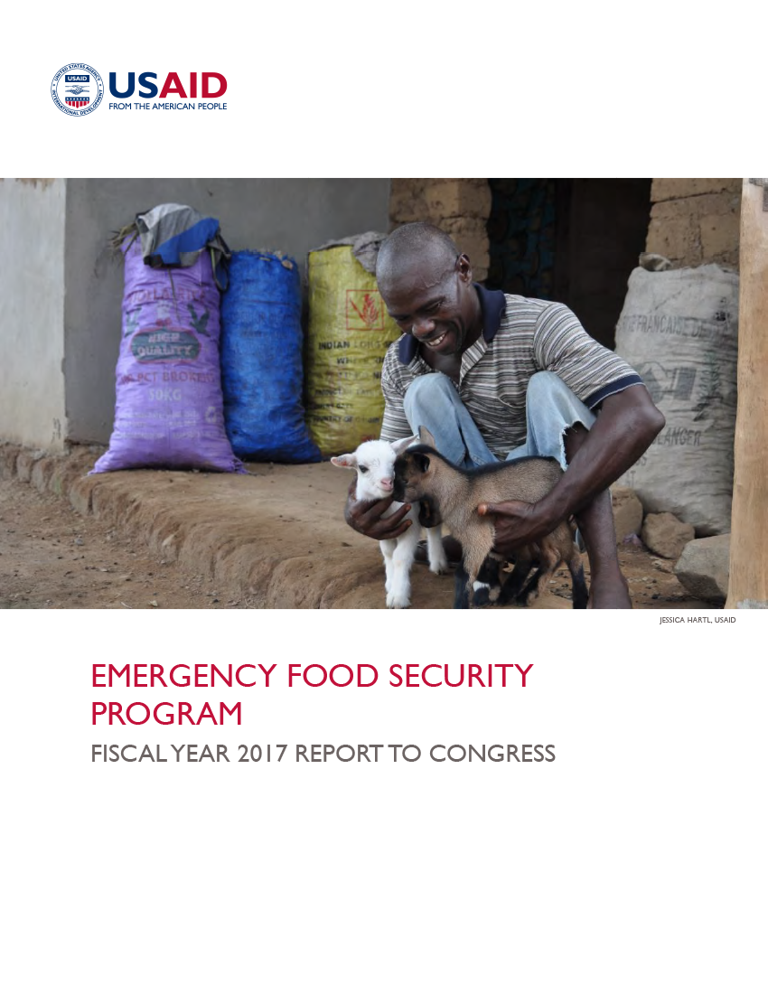 Emergency Food Security Program - FY 2017