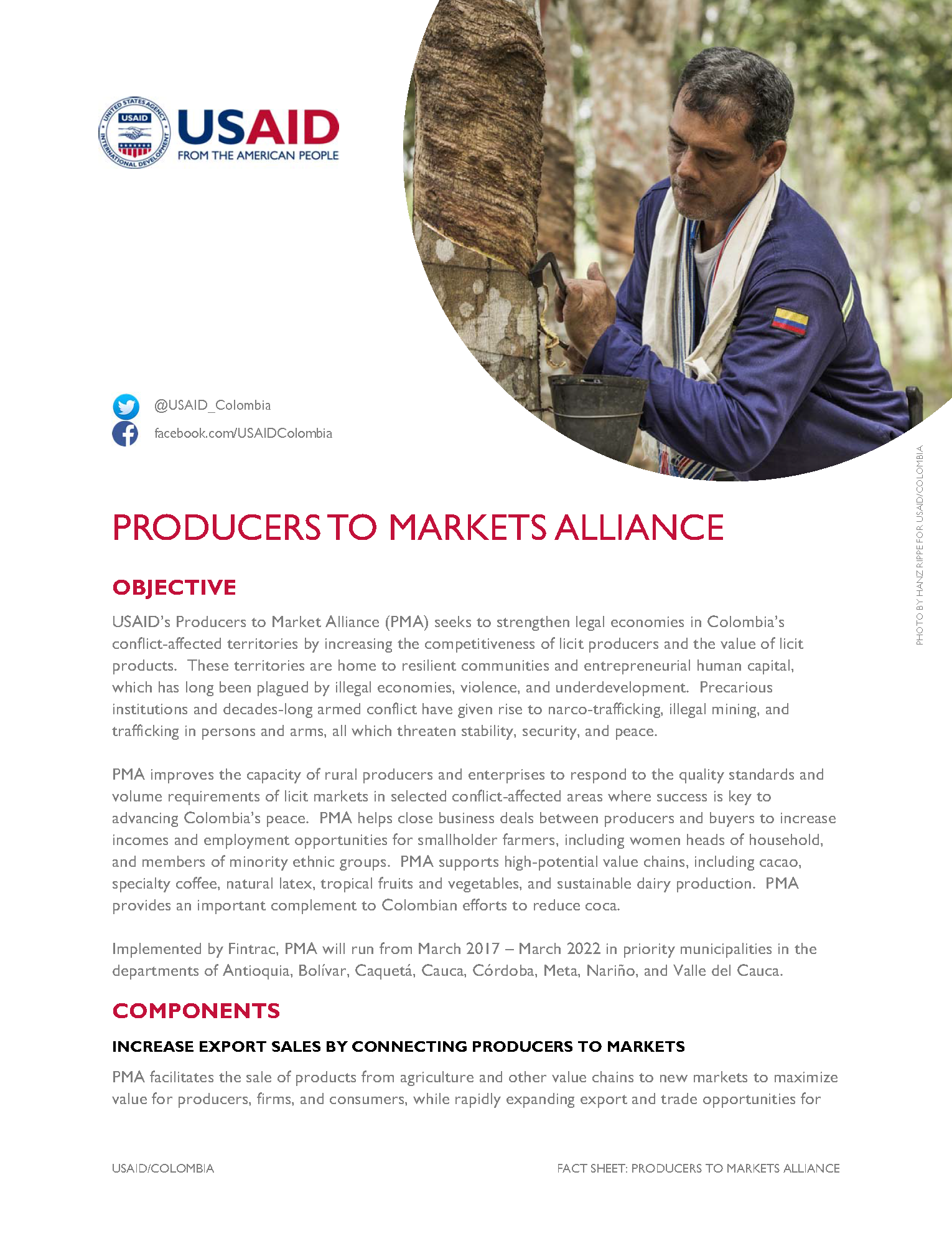 Producers to Markets Alliance Fact Sheet