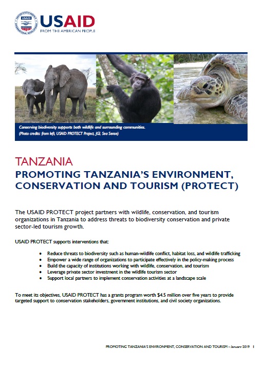 Promoting Tanzania's Environment, Conservation, and Tourism Project (PROTECT)