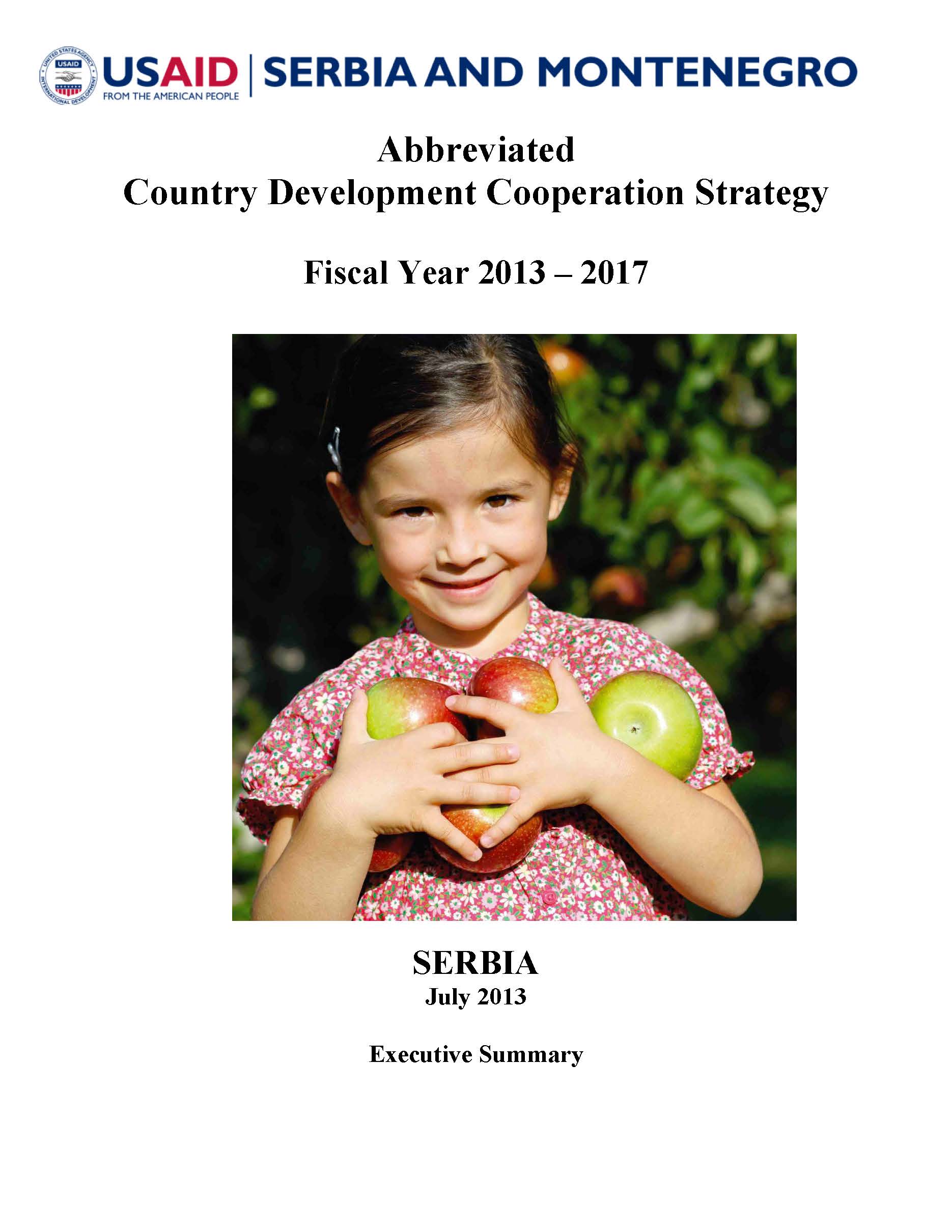 Abbreviated Country Development and Cooperation Strategy 