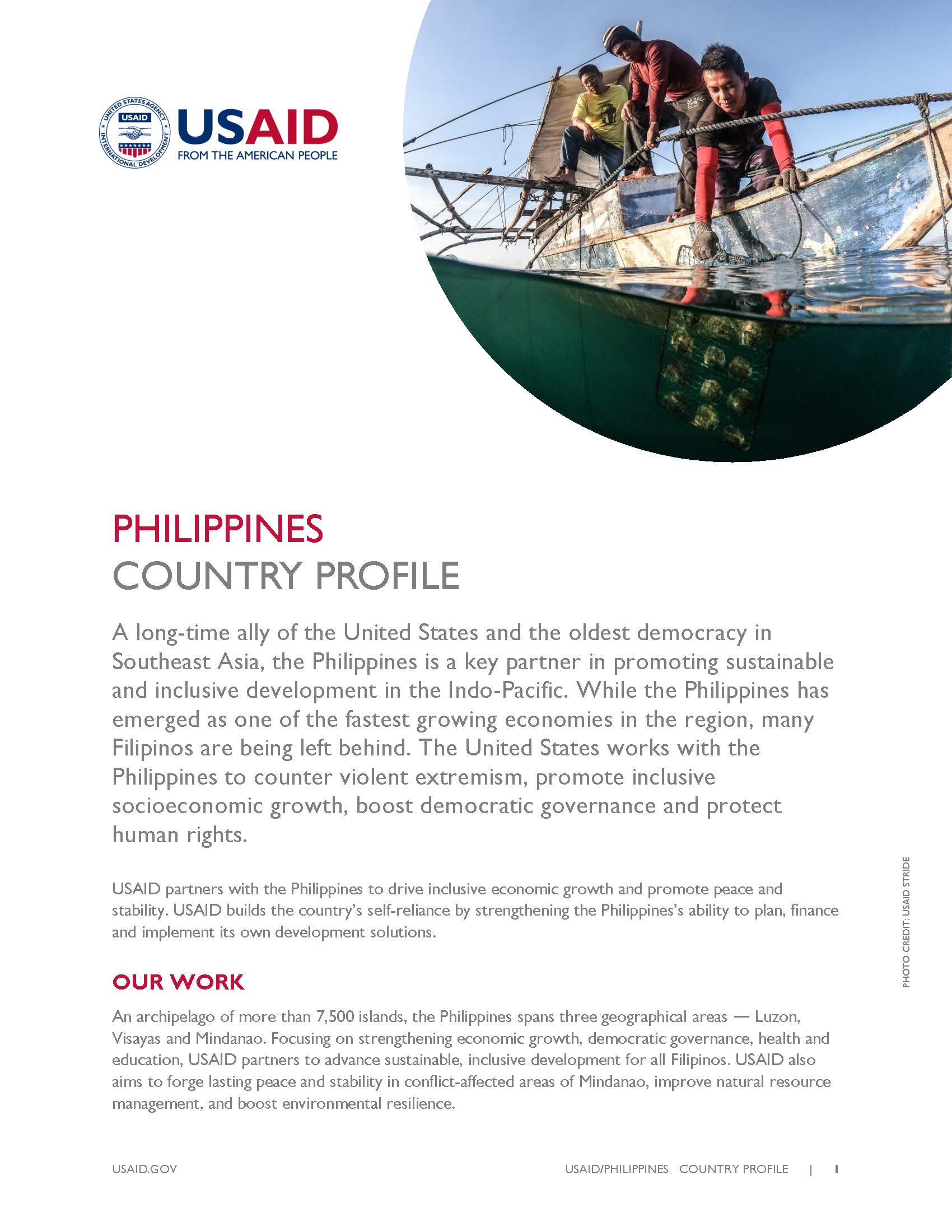 USAID Philippines Country Profile [PDF]