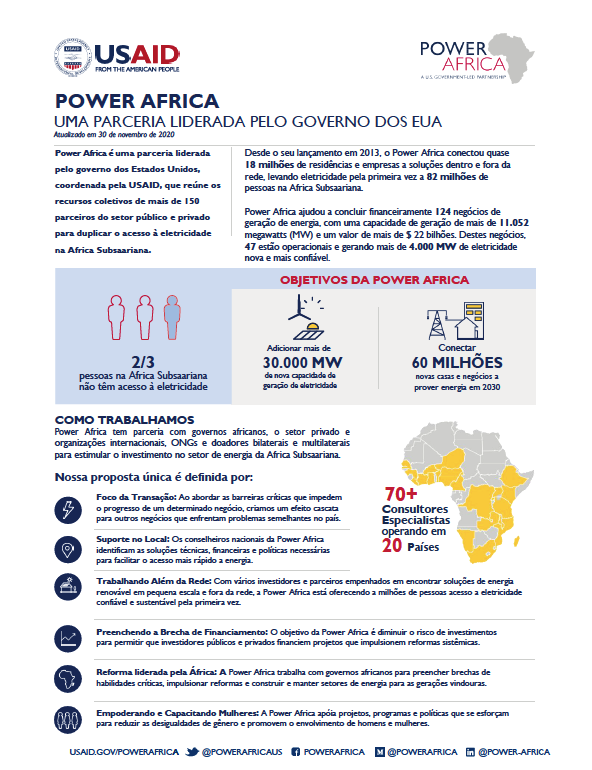 Portuguese Power Africa Fact Sheet