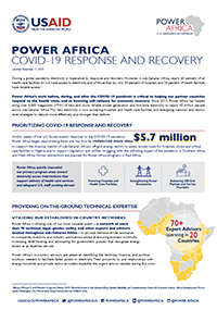 DOWNLOAD Power Africa: COVID-19 Response