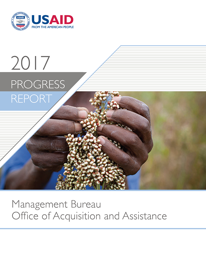 Management Bureau Office of Acquisition and Assistance Progress Report - Fiscal Year 2017