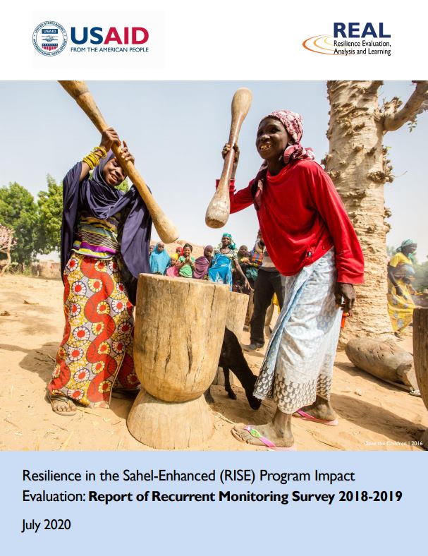 Resilience in the Sahel-Enhanced (RISE) Program Impact Evaluation: Report of Recurrent Monitoring Survey 2018-2019