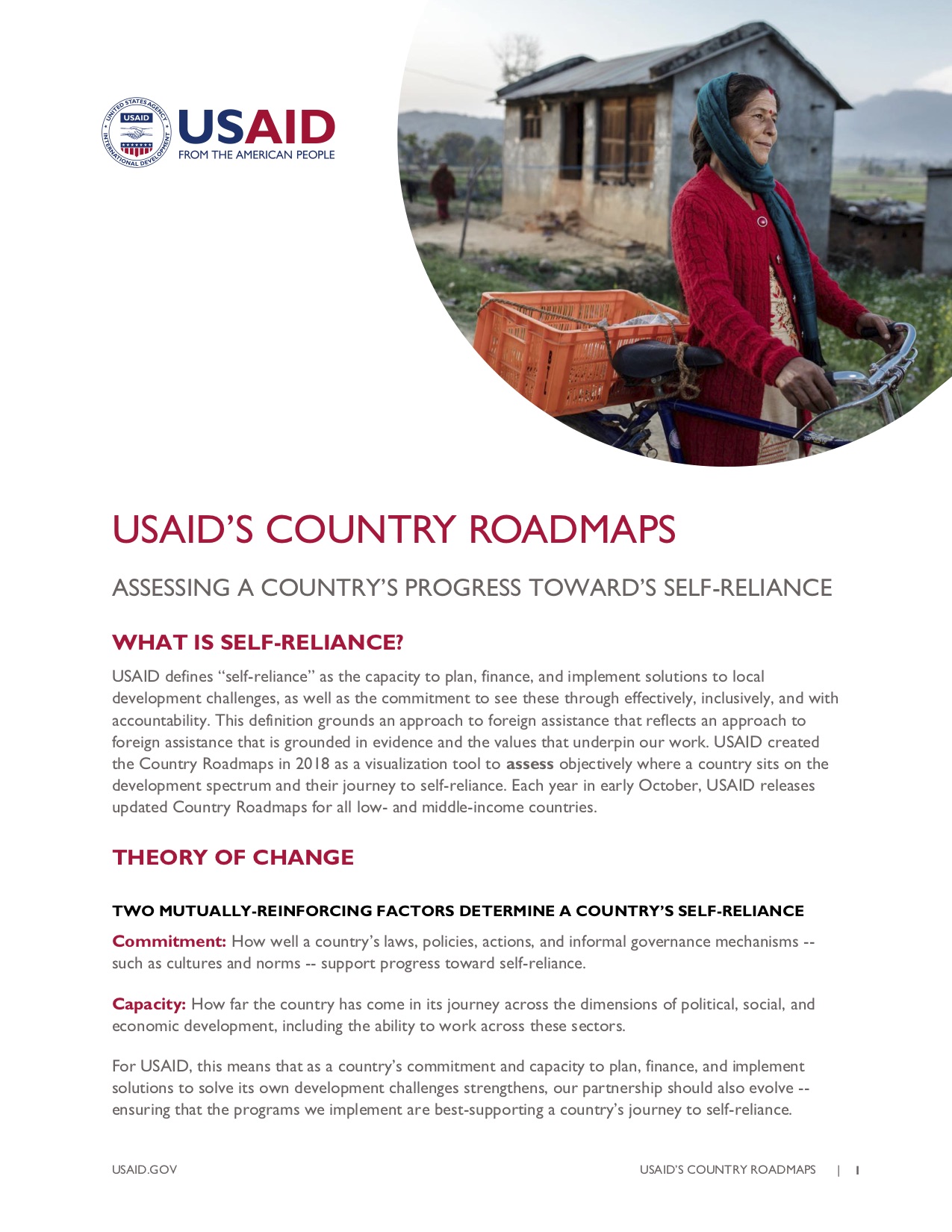 USAID's Country Roadmaps Fact Sheet