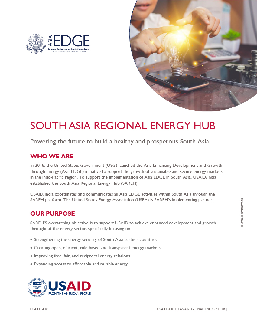 South Asia Regional Energy Hub Fact Sheet