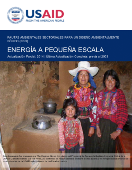 Sector Environmental Guideline: Energy (2014 - Spanish)