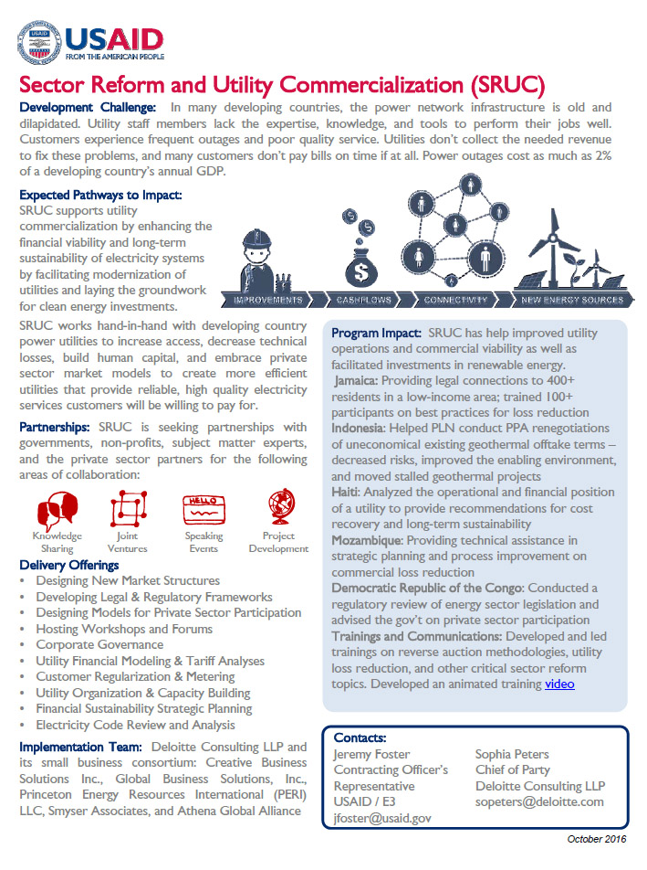 Sector Reform and Utility Commercialization