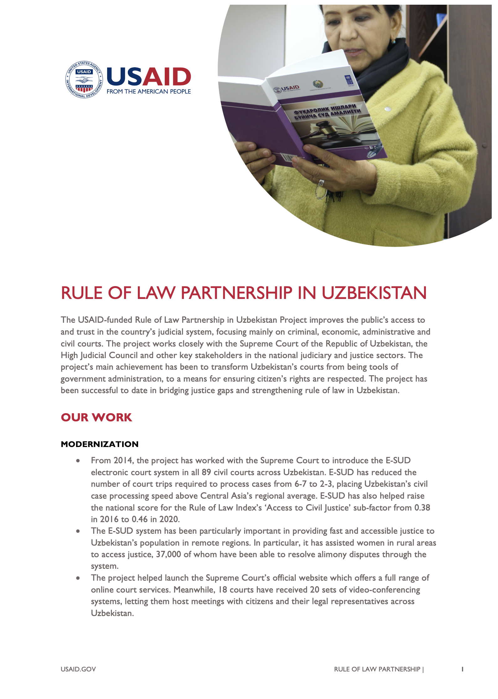 Rule of Law Partnership In Uzbekistan