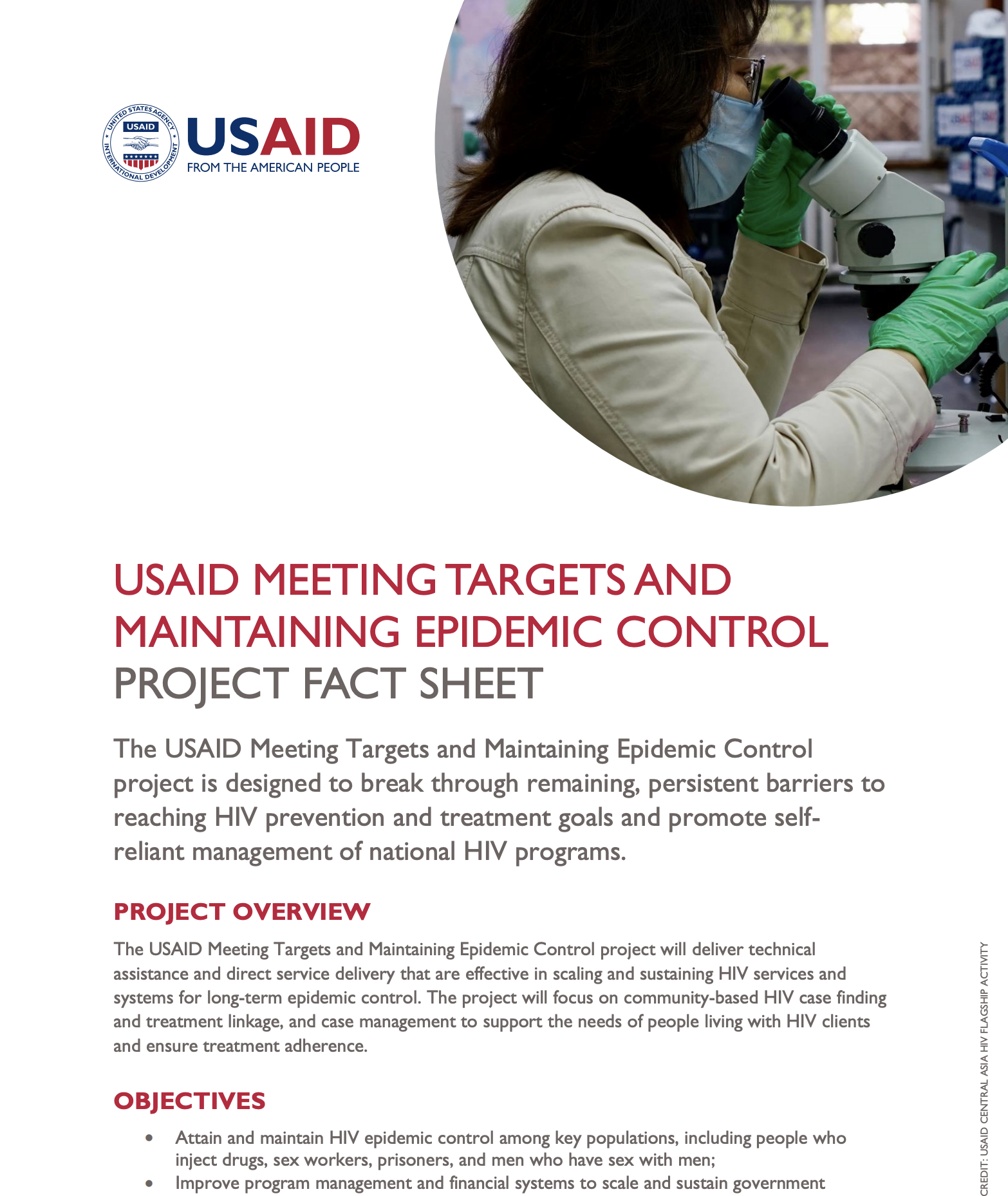 USAID Meeting Targets and Maintaining Epidemic Control 