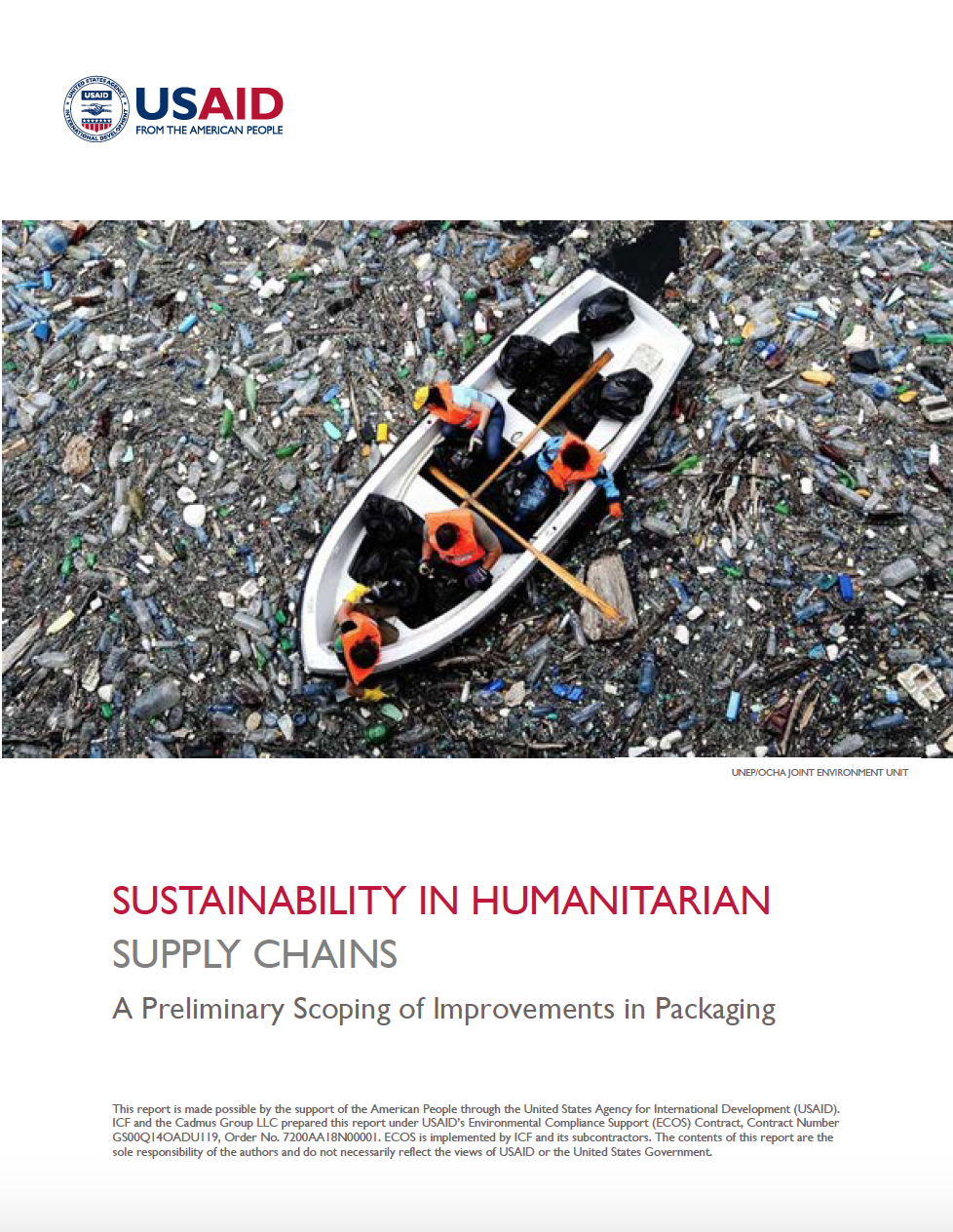 Sustainability in Humanitarian Supply Chains: A Preliminary Scoping of Improvements in Packaging Waste Management