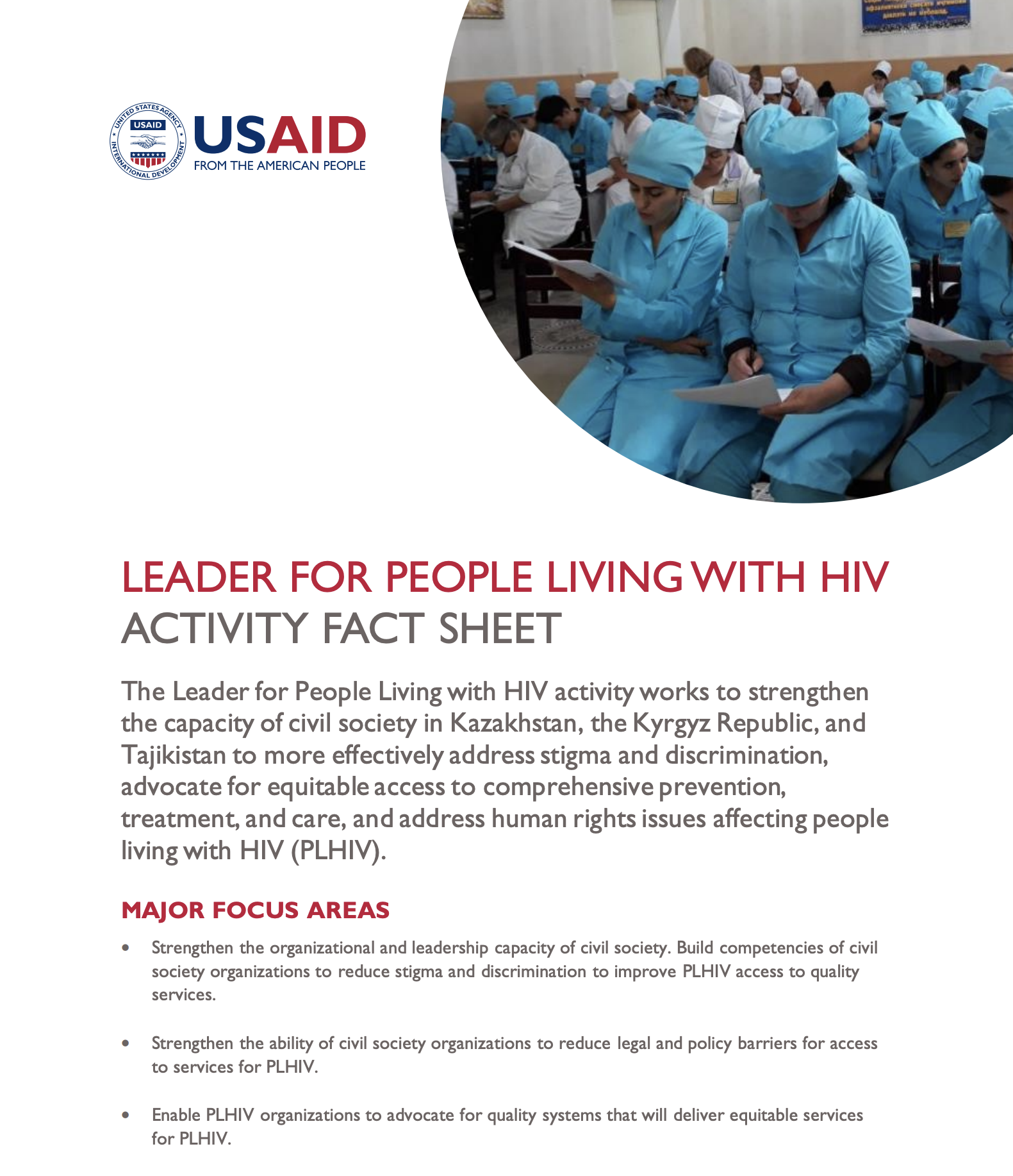Leader for People Living with HIV 