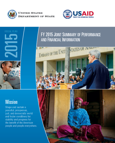 FY 2015 Joint Summary of Performance and Financial Information