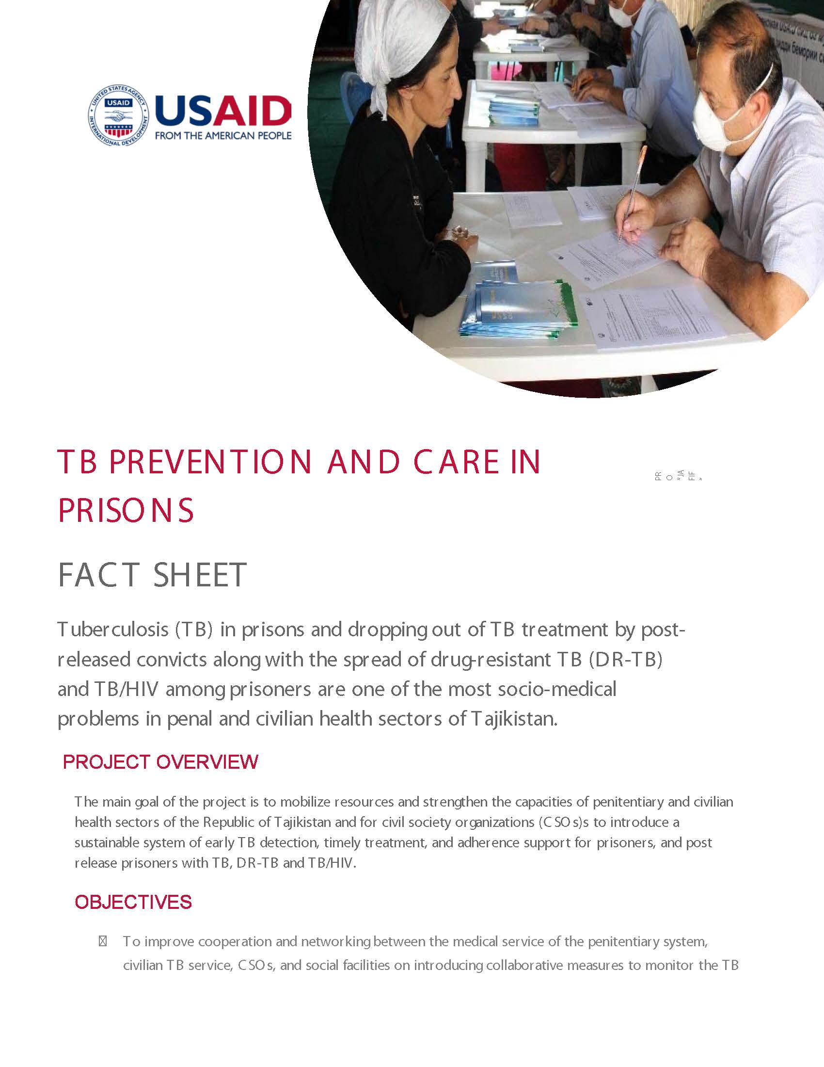 TB Prevention and Care in Prisons Fact Sheet