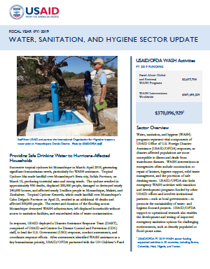 USAID-OFDA WASH Sector Update - FY 2019