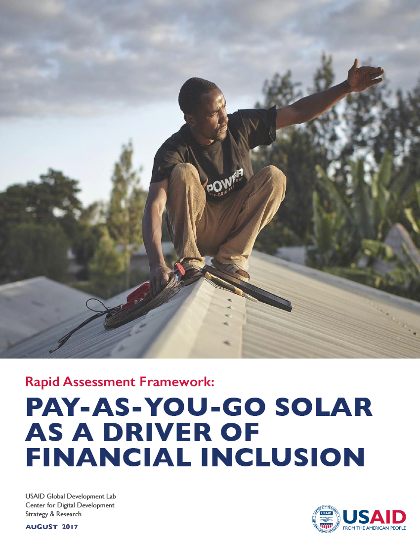 Pay-As-You Go Solar as a Driver of Financial Inclusion