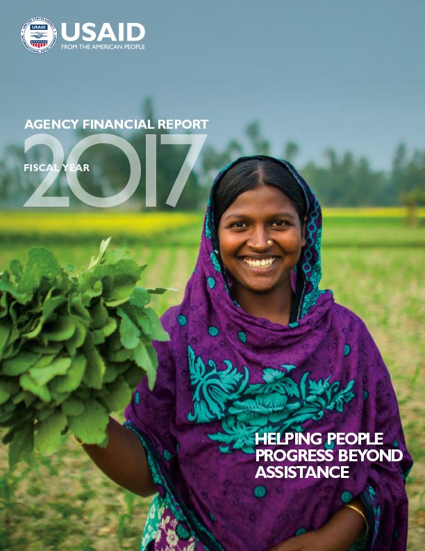 FY 2017 Agency Financial Report: Helping People Progress Beyond Assistance