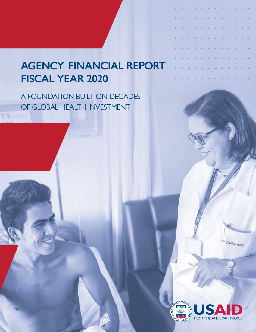FY 2020 Agency Financial Report: A Foundation Built on Decades of Global Health Investment