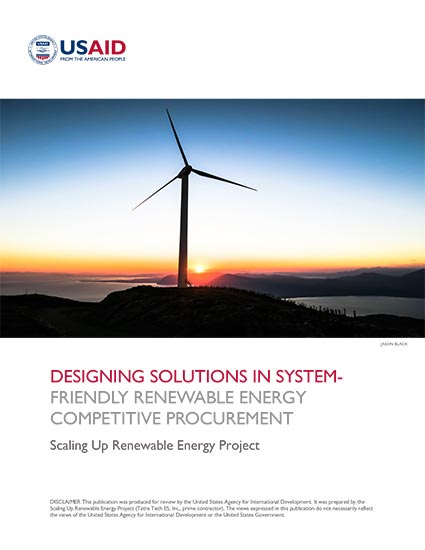 Renewable Energy Auctions Toolkit: System-Friendly Procurement