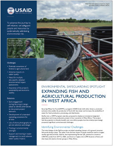 Expanding Fish and Agricultural Production in West Africa