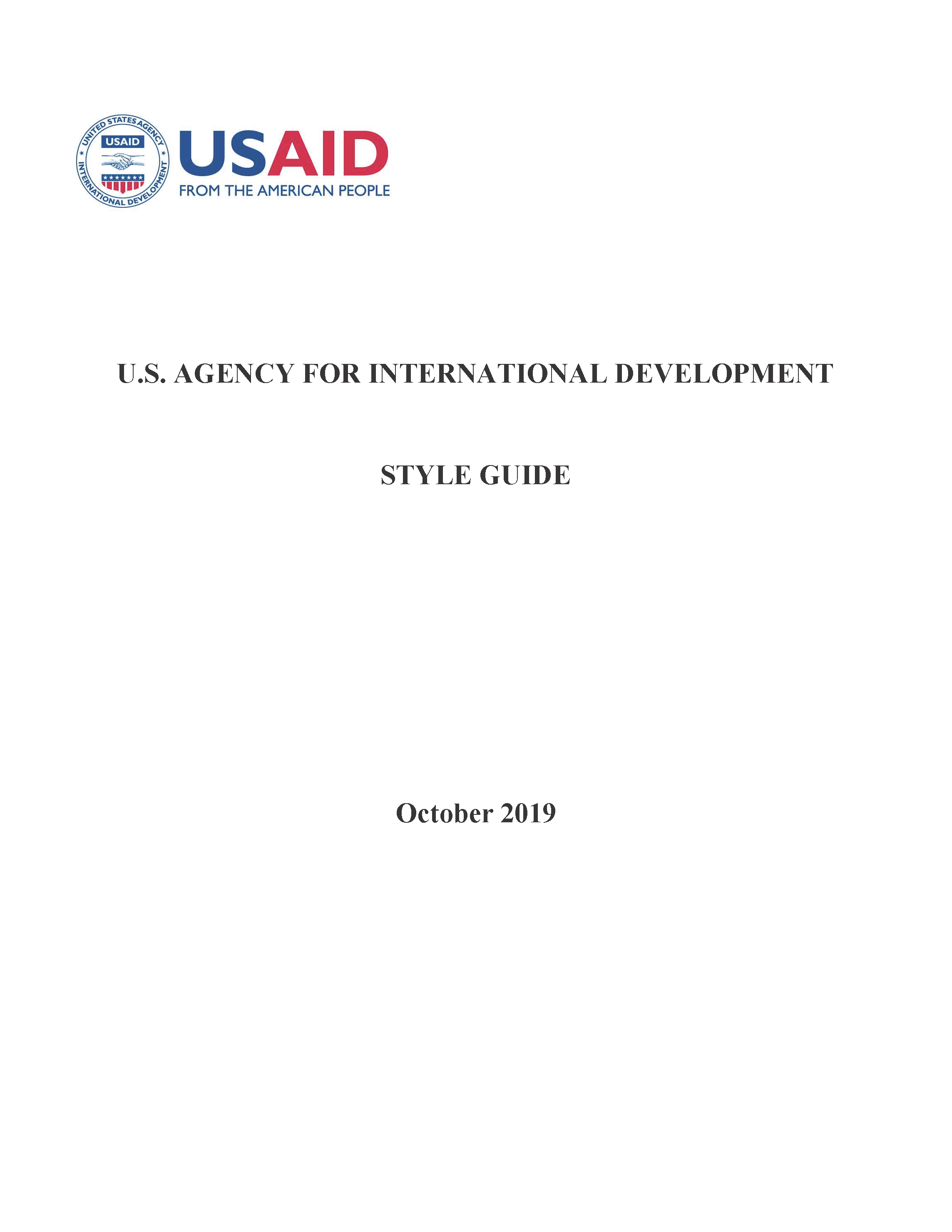 Click to download the USAID Style Guide