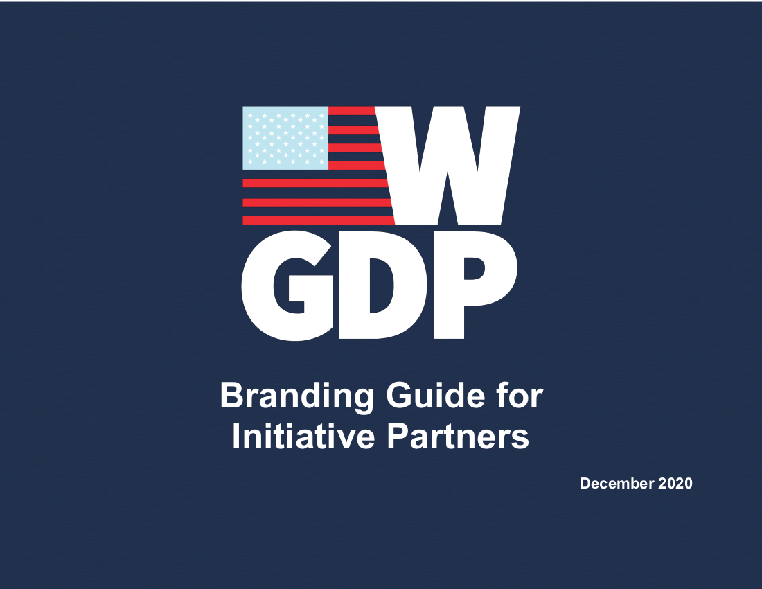 Women's Global Development and Prosperity (W-GDP) Branding Guide for Initiative Partners
