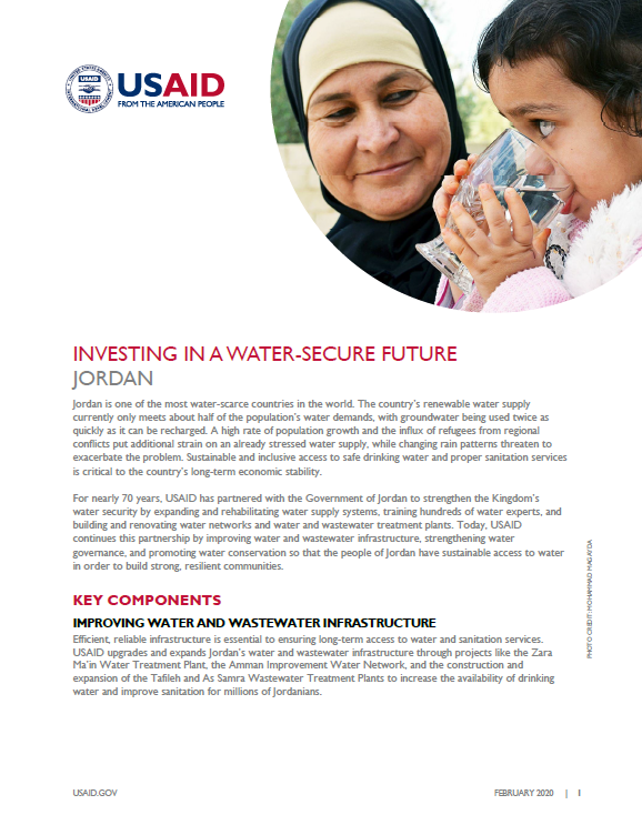 Investing in a Water-Secure Future Fact Sheet
