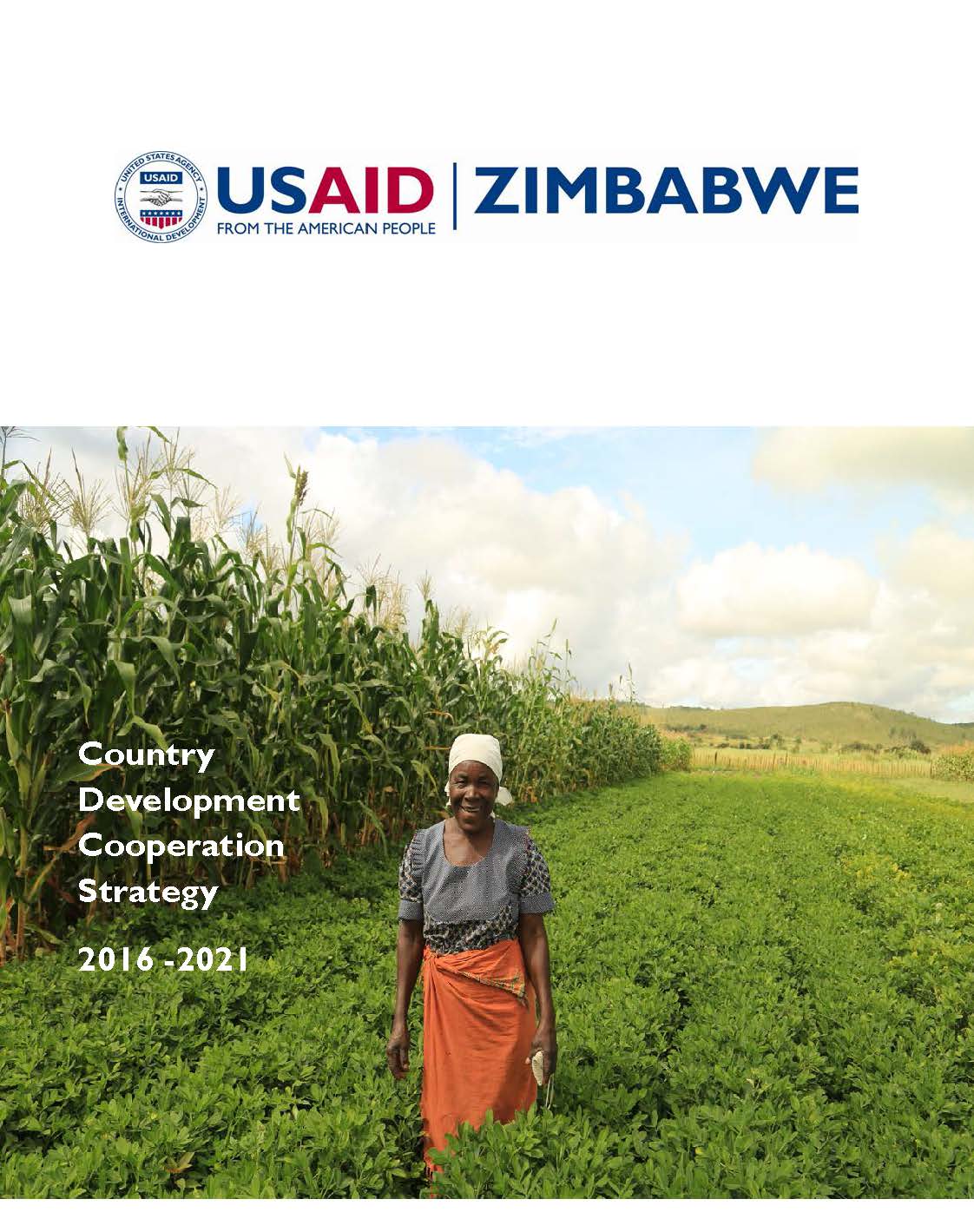 USAID/Zimbabwe Country Development Cooperation Strategy 2016 -2021