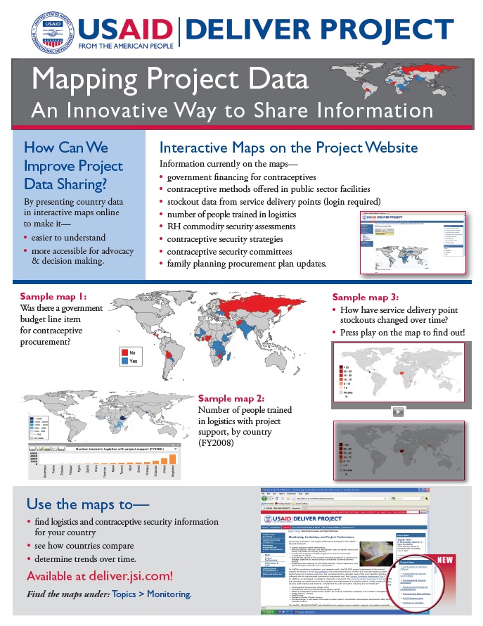 Mapping Project Data: An Innovative Way to Share Information