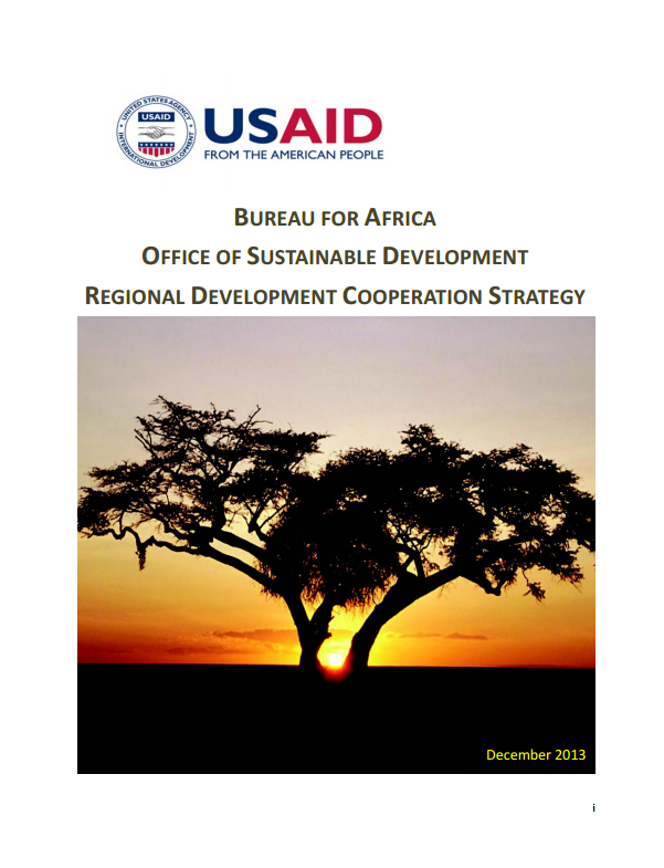 Bureau for Africa's Office of Sustainable Development RDCDS