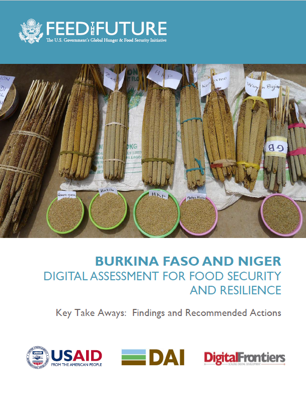Burkina Faso and Niger Digital Assessment for Food Security and Resilience