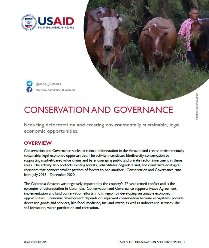 Conservation and Governance Fact Sheet