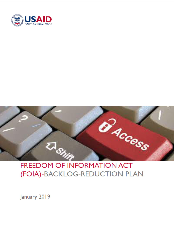 Freedom Of Information Act (FOIA)-Backlog-Reduction Plan