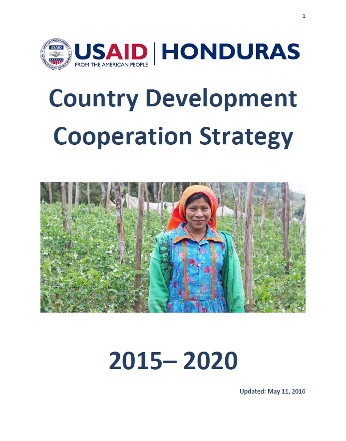 Honduras - Country Development Cooperation Strategy 2015-2020