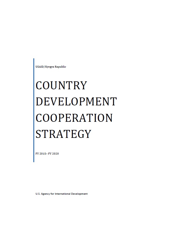 Kyrgyz Republic: Country Development Cooperation Strategy 2015-2020