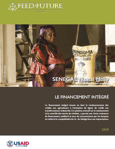 Feed the Future Senegal Naatal Mbay Capitalisation:4. Le Financement Intégré