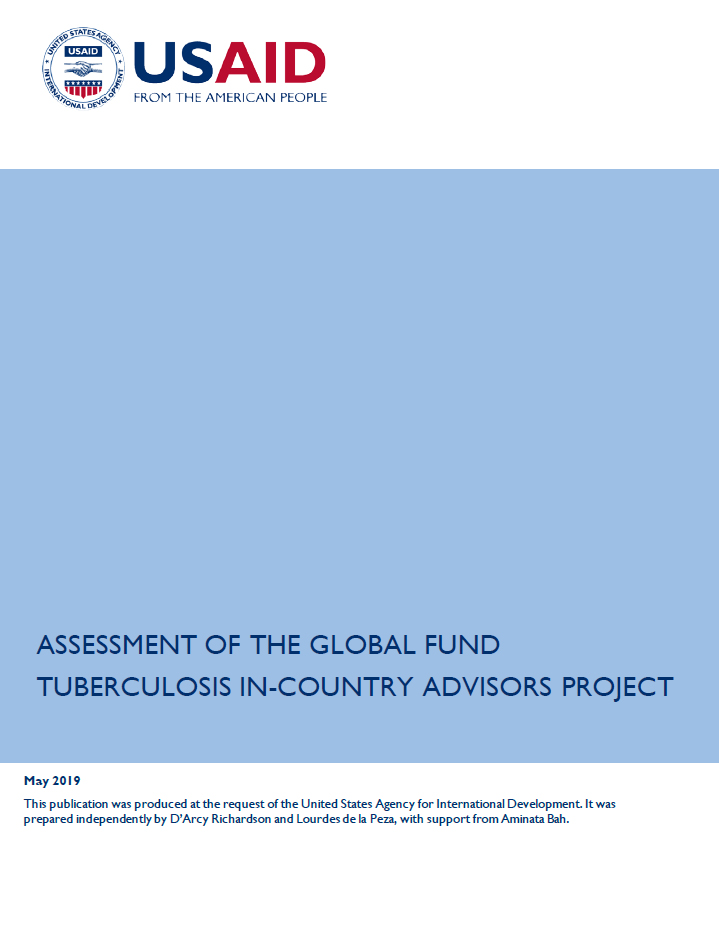 Assessment of the Global Technical Assistance Resources for TB Through the WHO Consolidated Grant